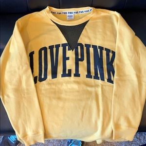Yellow Victoria’s secret/ Pink Sweater